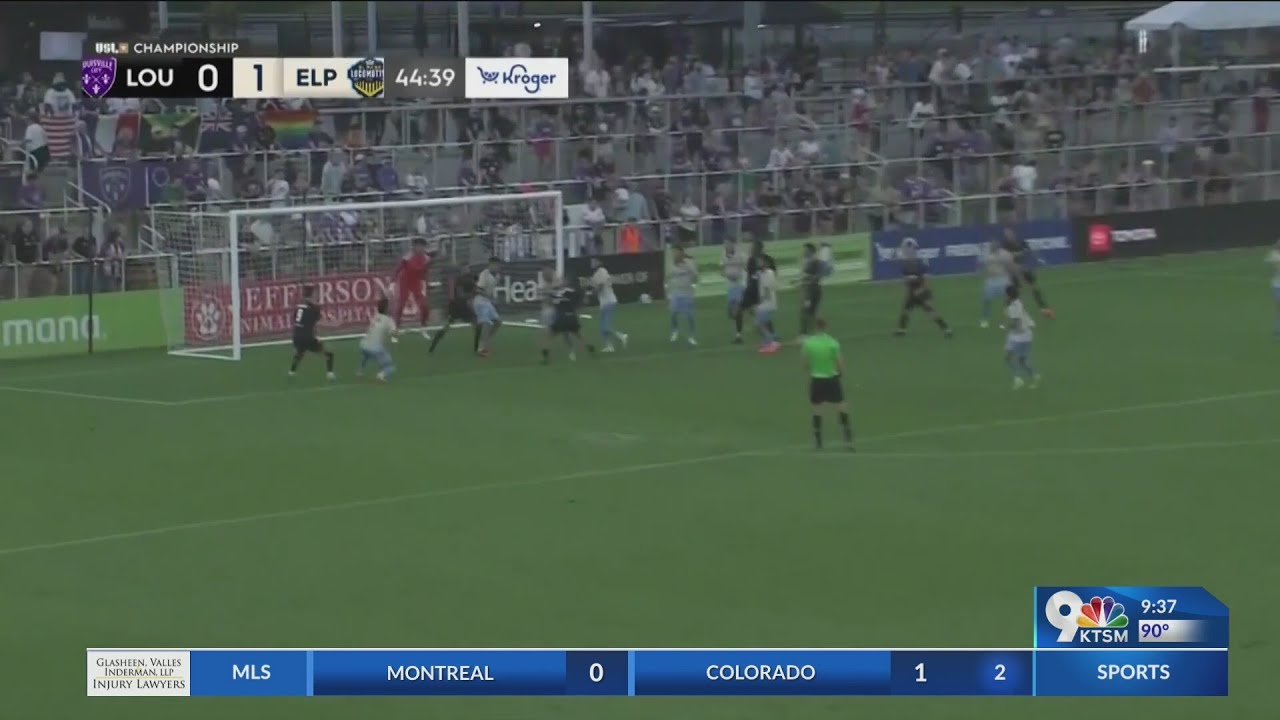 Louisville City FC vs El Paso Locomotive FC วิดีโอฟุตบอล