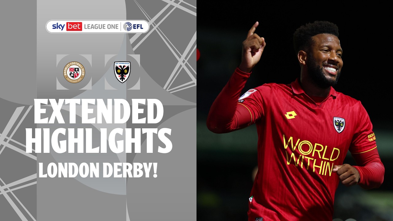 Bromley vs AFC Wimbledon ภาพวิดีโอไฮไลท์ฟุตบอล