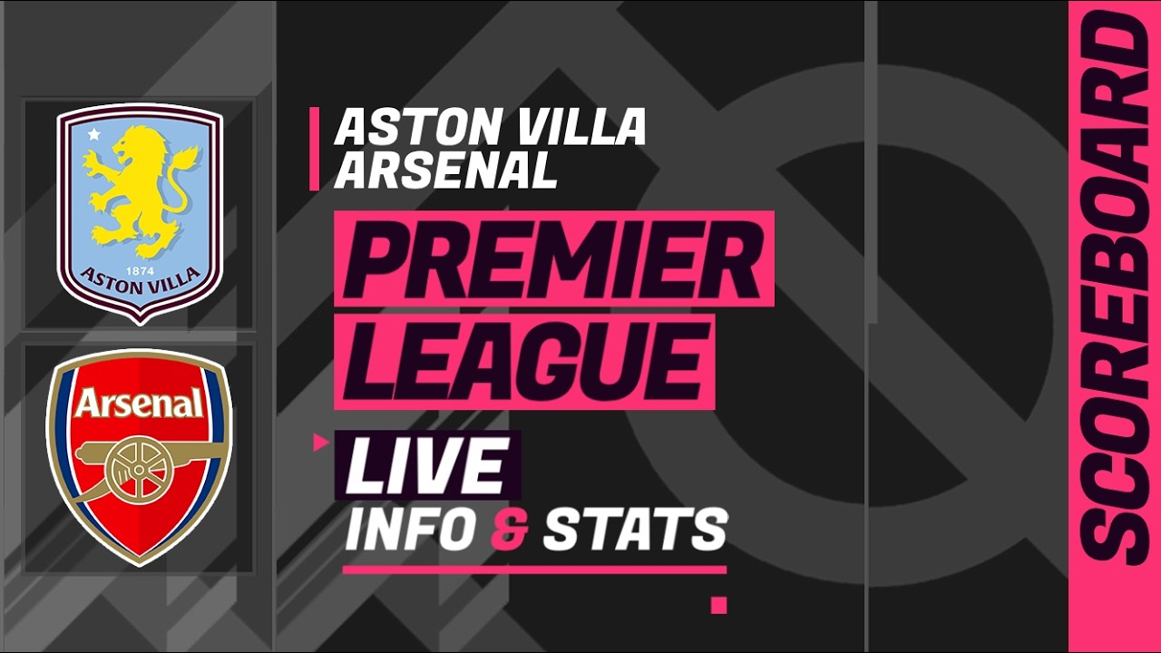 Aston Villa vs Arsenal ภาพถ่ายทอดสดฟุตบอล