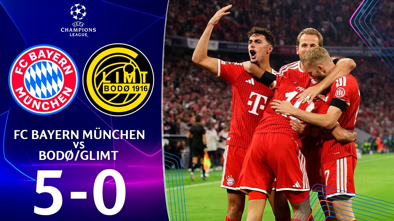 Bayern Munich vs Bodo/Glimt ภาพวิดีโอไฮไลท์ฟุตบอล