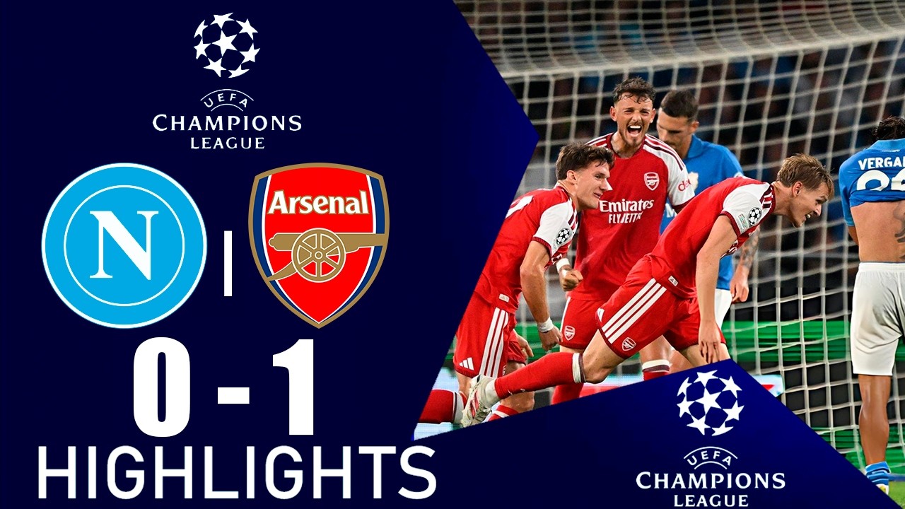 Napoli vs Arsenal ภาพวิดีโอไฮไลท์ฟุตบอล