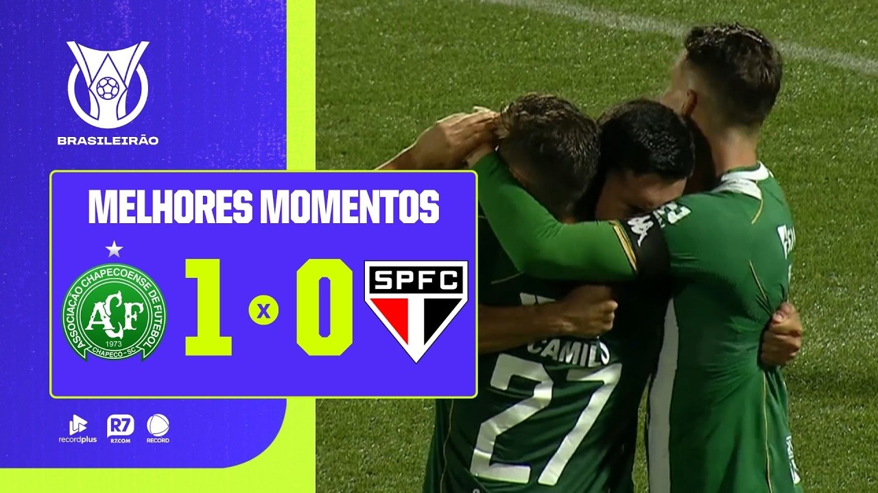 Chapecoense vs São Paulo ภาพวิดีโอไฮไลท์ฟุตบอล