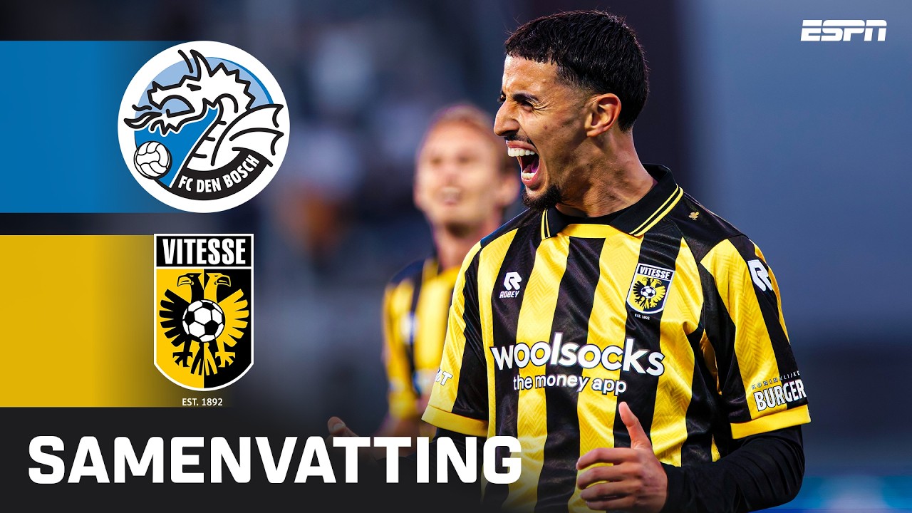 FC Den Bosch vs Vitesse ภาพวิดีโอไฮไลท์ฟุตบอล