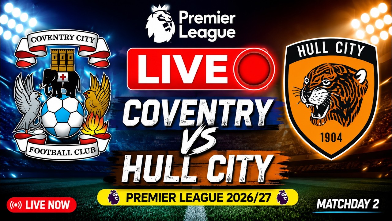 Coventry City vs Hull City ภาพถ่ายทอดสดฟุตบอล