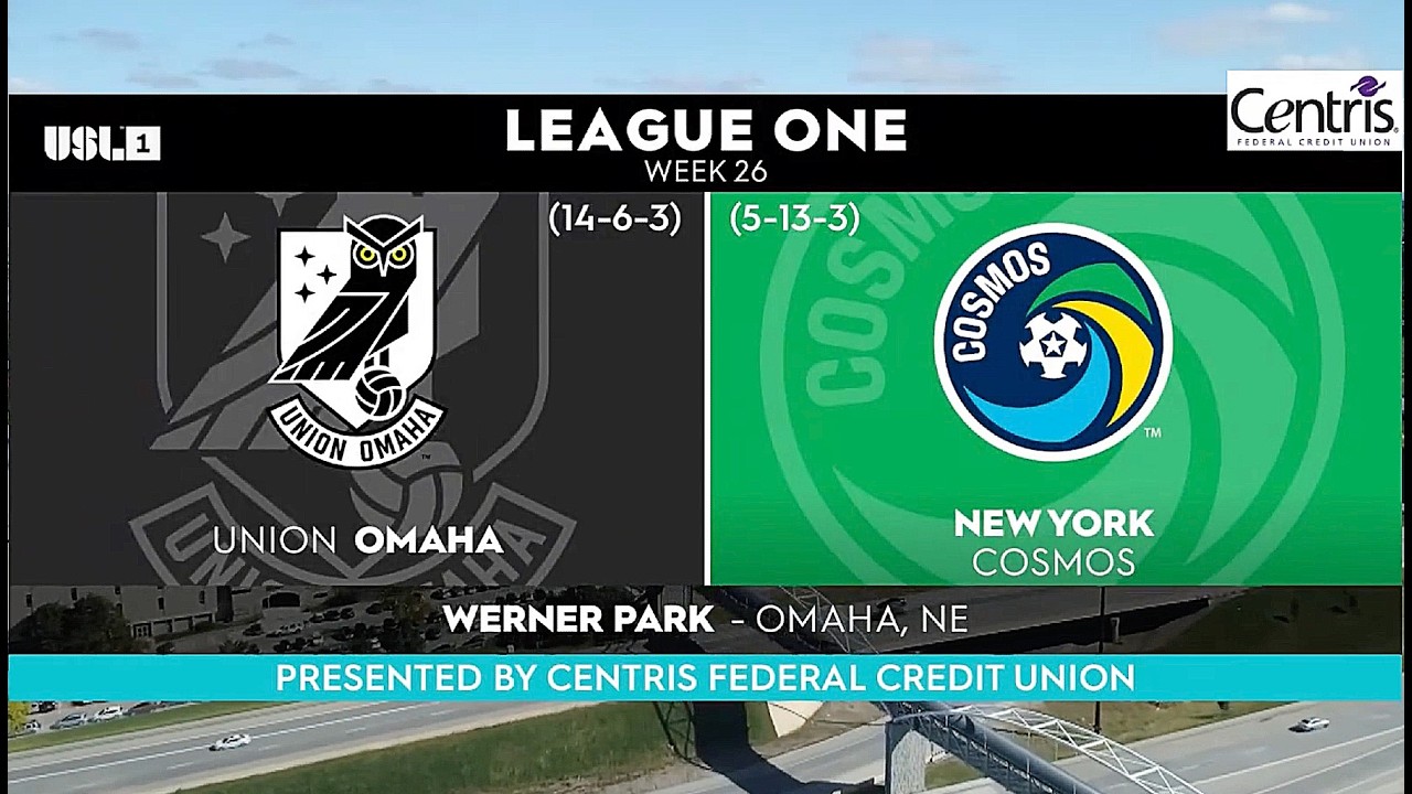Union Omaha vs New York Cosmos วิดีโอฟุตบอล