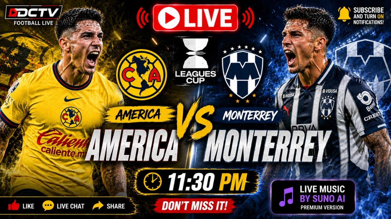 América vs Monterrey ภาพถ่ายทอดสดฟุตบอล