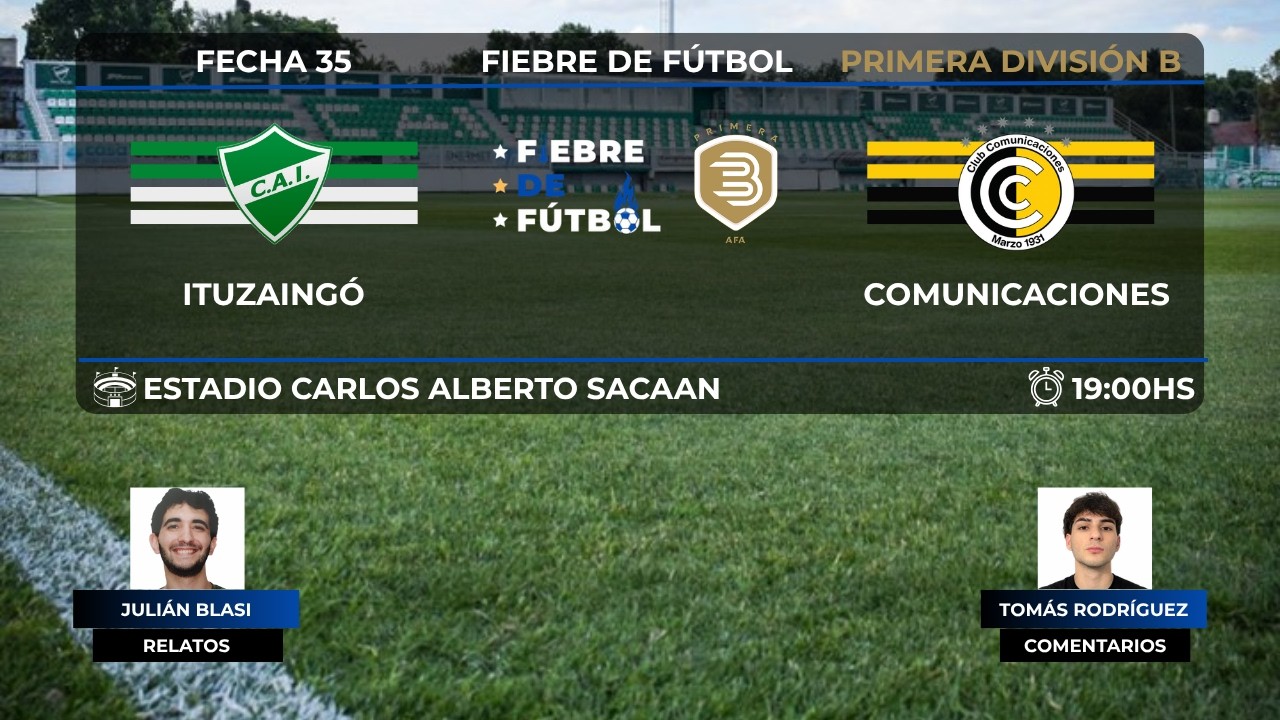 Ituzaingó vs Comunicaciones ภาพวิดีโอไฮไลท์ฟุตบอล