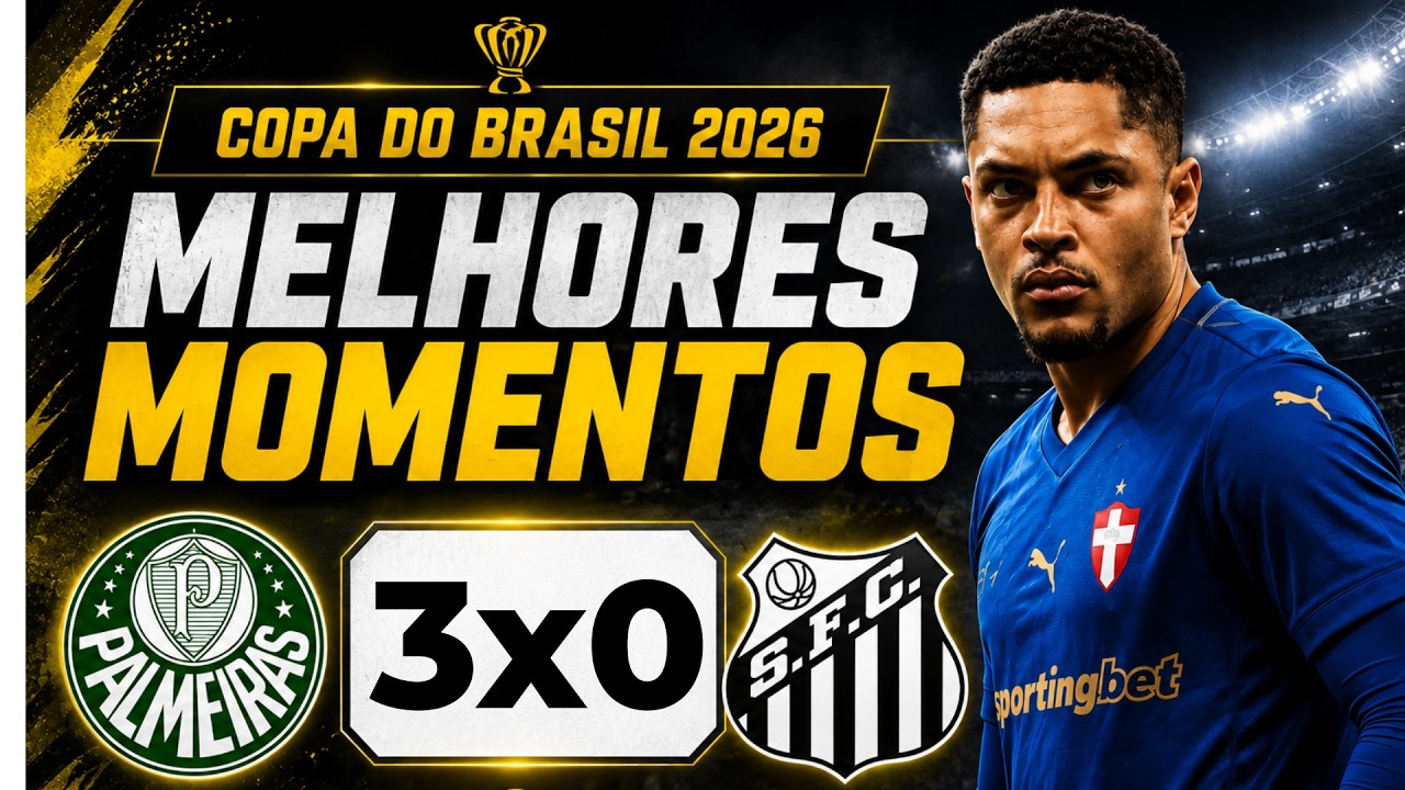 Palmeiras vs Santos ภาพวิดีโอไฮไลท์ฟุตบอล