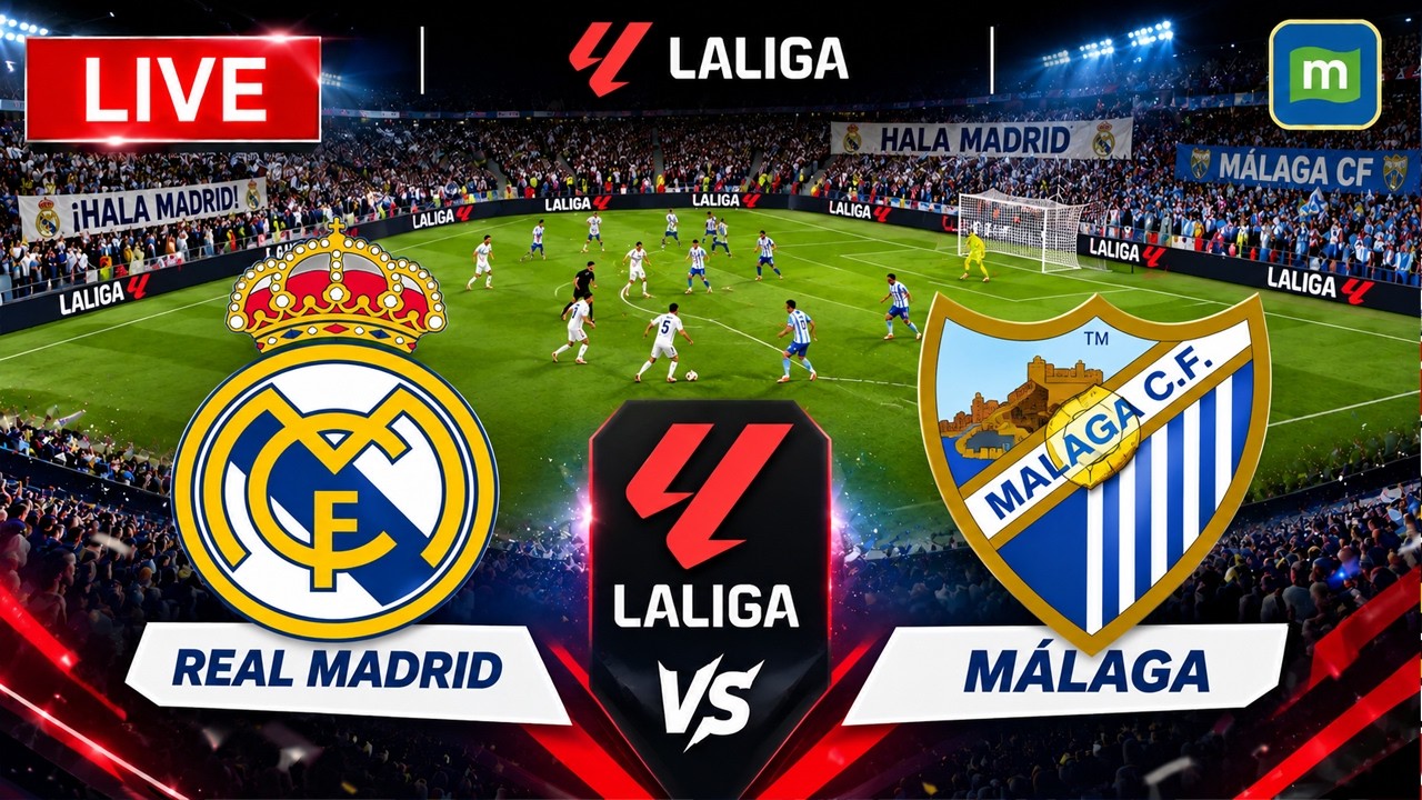 🔴Real Madrid vs Málaga LIVE:  LaLiga 2026 | LIVE Match | Football LIVE ภาพถ่ายทอดสดฟุตบอล