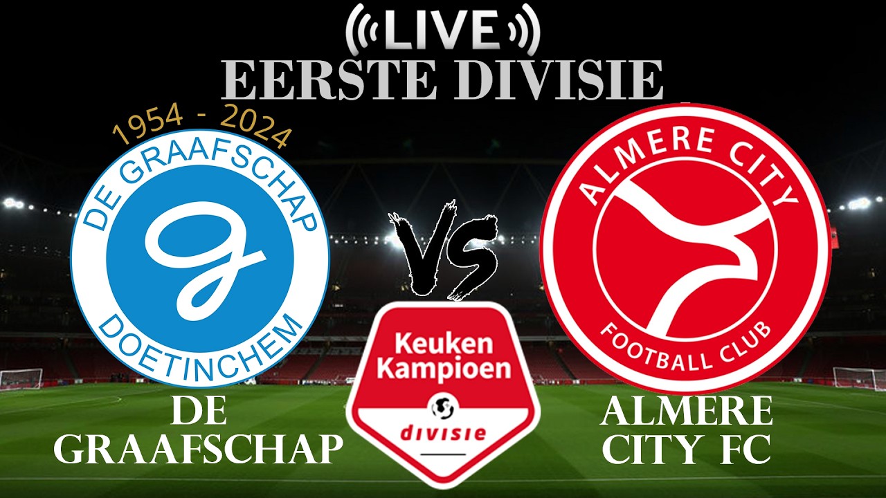 🔴 Live De Graafschap vs Almere City FC | Eerste Divisie ภาพถ่ายทอดสดฟุตบอล