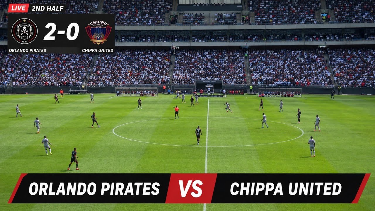 LIVE NOW 🔴 | Chippa United vs Orlando Pirates | Betway Premiership ภาพถ่ายทอดสดฟุตบอล