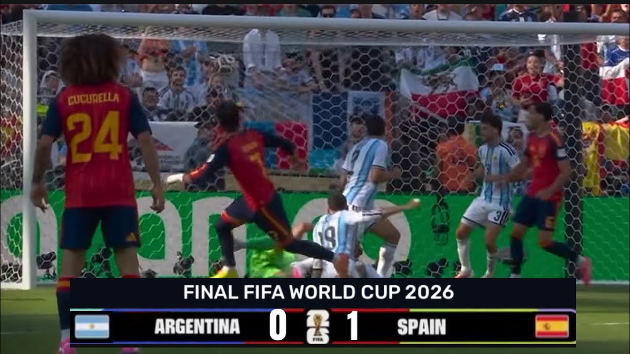 ARGENTINA VS SPAIN | LIVE MATCH FINAL FIFA WORLD CUP 2026 | FULL LIVE | CONGRATULATIONS SPAIN ภาพถ่ายทอดสดฟุตบอล