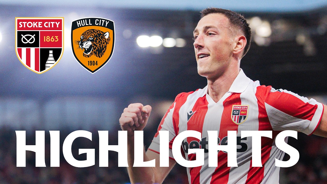 Stoke City vs Hull City ภาพวิดีโอไฮไลท์ฟุตบอล