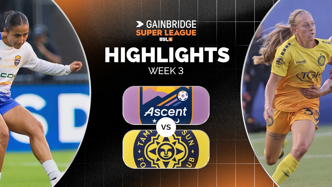 Carolina Ascent FC vs Tampa Bay Sun FC ภาพวิดีโอไฮไลท์ฟุตบอล