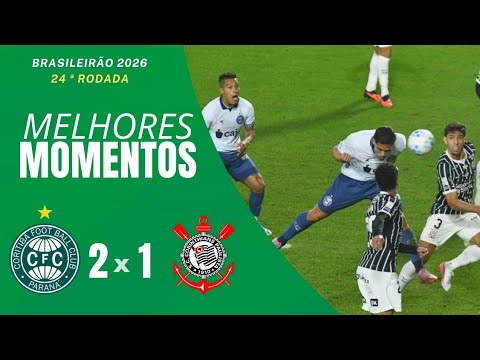 Coritiba vs Corinthians ภาพวิดีโอไฮไลท์ฟุตบอล
