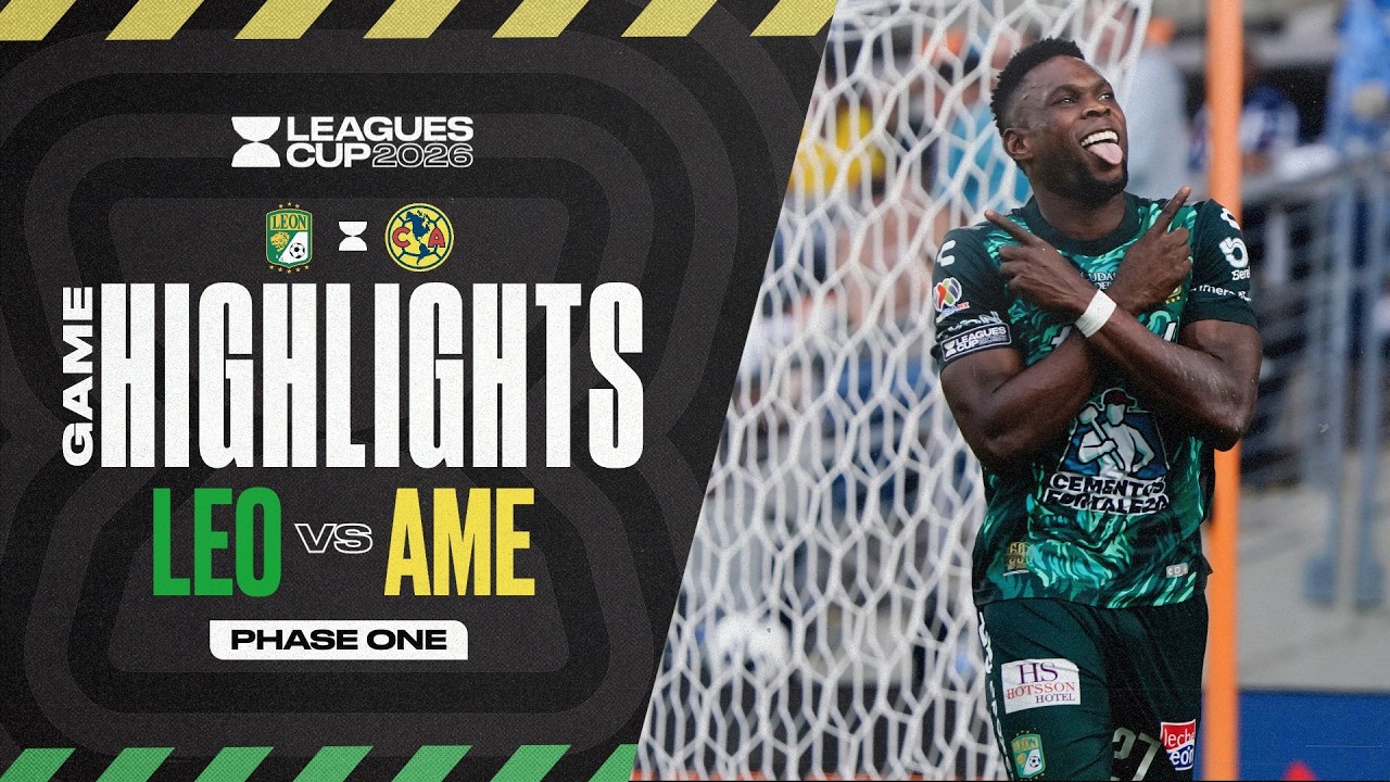 León vs América ภาพวิดีโอไฮไลท์ฟุตบอล