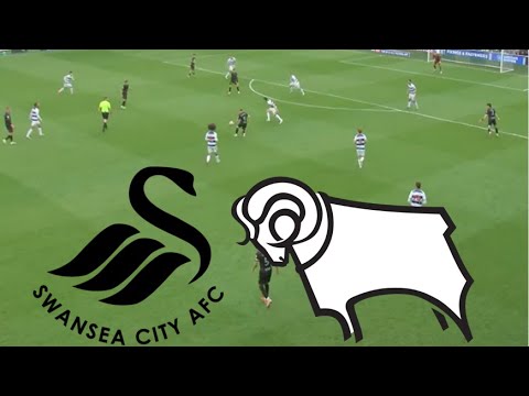 Derby County vs Swansea City ภาพถ่ายทอดสดฟุตบอล