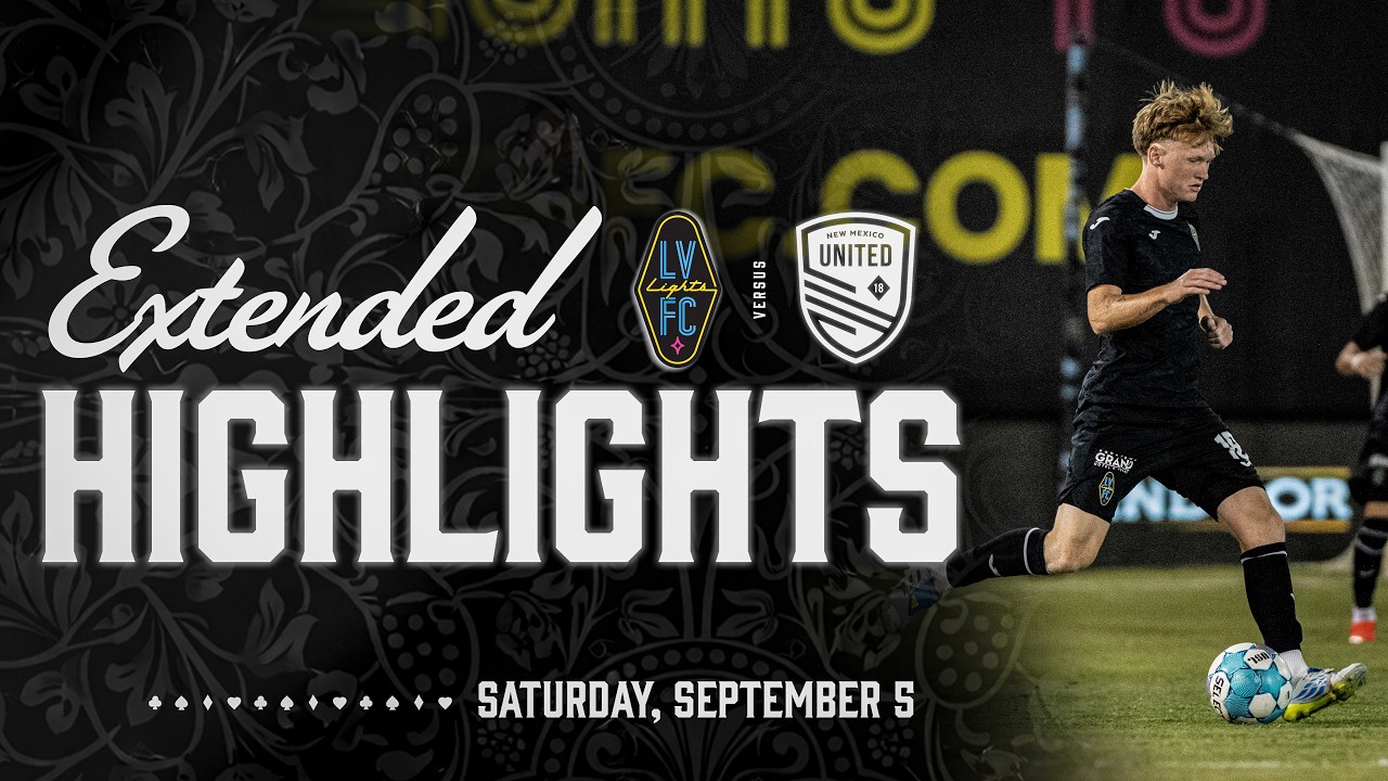 Las Vegas Lights FC vs New Mexico United วิดีโอฟุตบอล