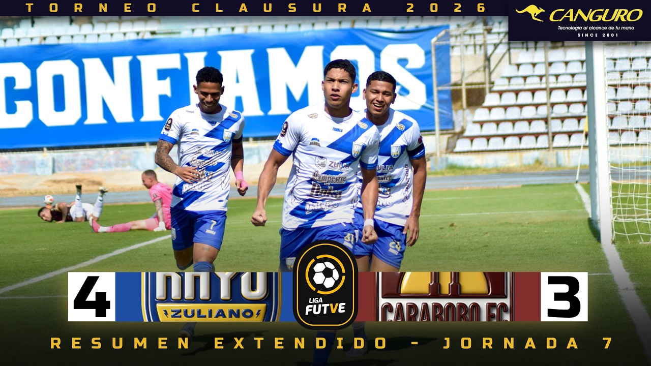 Rayo Zuliano vs Carabobo วิดีโอฟุตบอล
