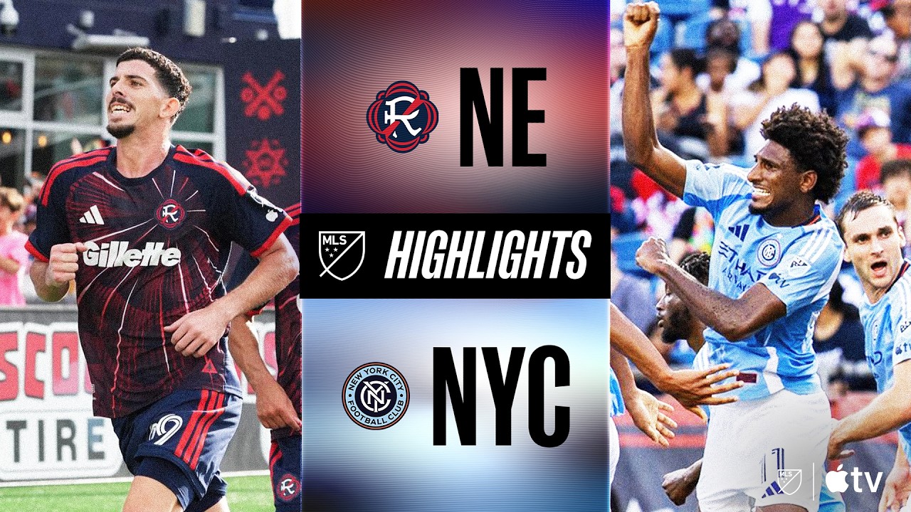 New England Revolution vs New York City FC ภาพวิดีโอไฮไลท์ฟุตบอล
