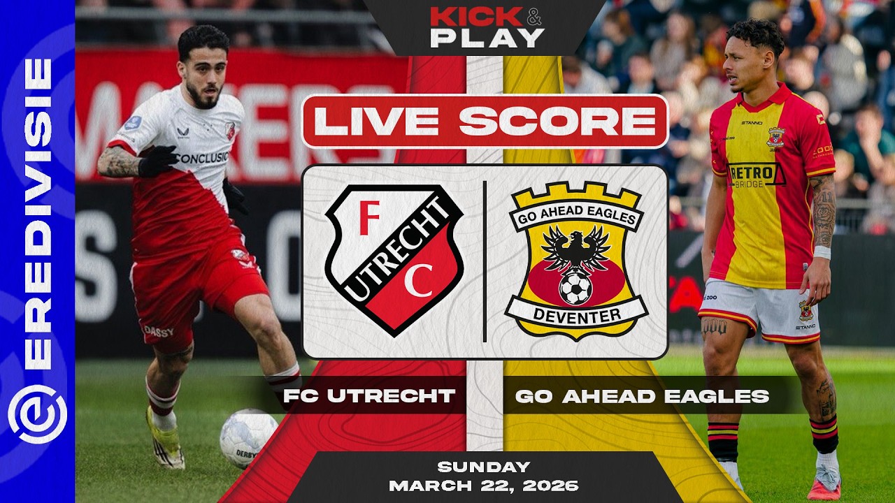 FC Utrecht vs Go Ahead Eagles ภาพถ่ายทอดสดฟุตบอล