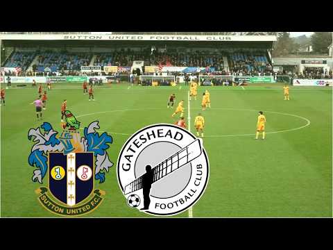 🔴LIVE: Gateshead FC - Sutton United Live Match! Highlights | National League 2026/2027 ภาพถ่ายทอดสดฟุตบอล