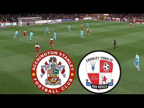 Accrington Stanley vs Crawley Town ภาพถ่ายทอดสดฟุตบอล