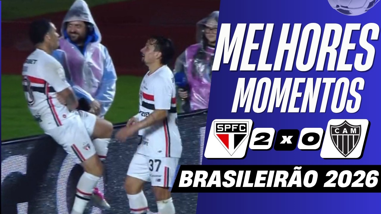 São Paulo vs Atlético-MG ภาพวิดีโอไฮไลท์ฟุตบอล