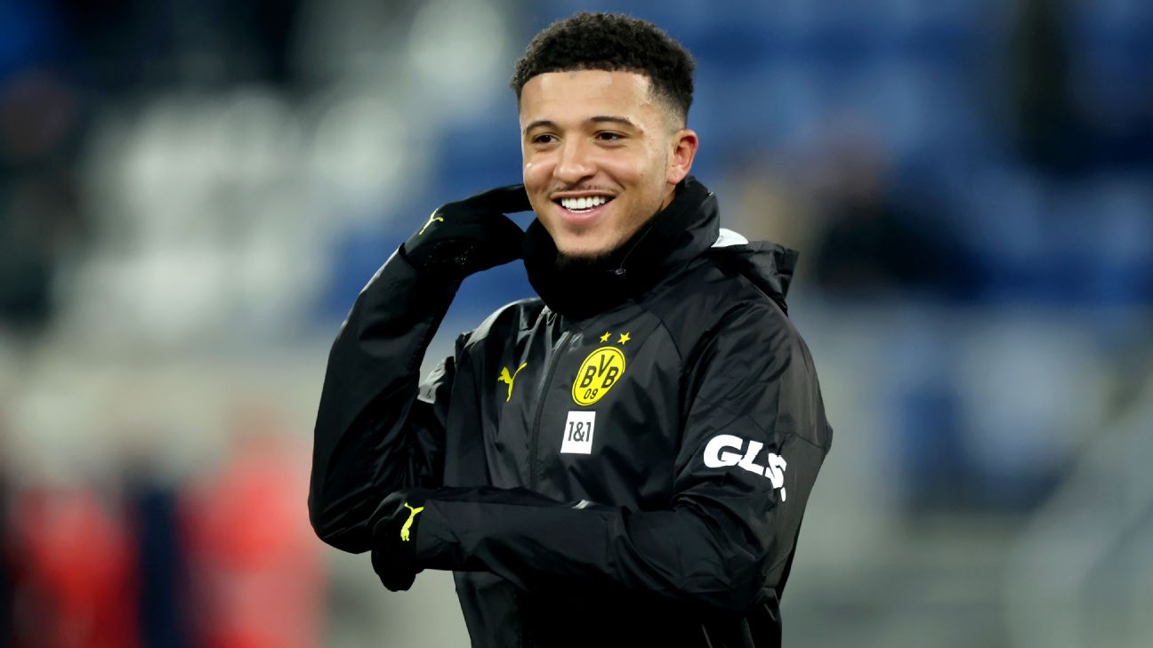 Jadon Sancho หนึ่งในฟรีเอเยนต์ชื่อดังวัย 26 ปีที่มีหลายสโมสรให้ความสนใจ