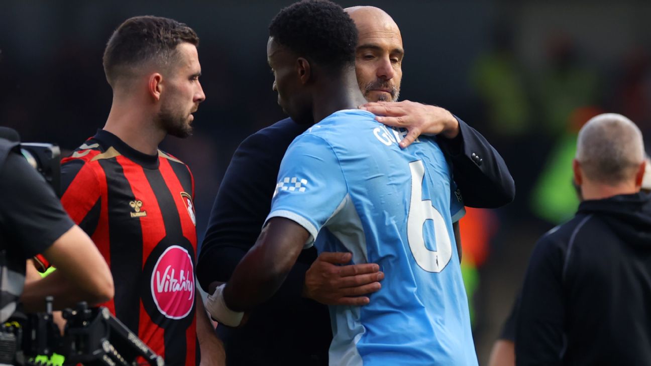 Maresca เผยแมนเชสเตอร์ ซิตี้ต้องหาทางเลือกใหม่หลังจับ Marc Guéhi เล่นกลางสนามดวล Bournemouth รูปประกอบข่าวฟุตบอล