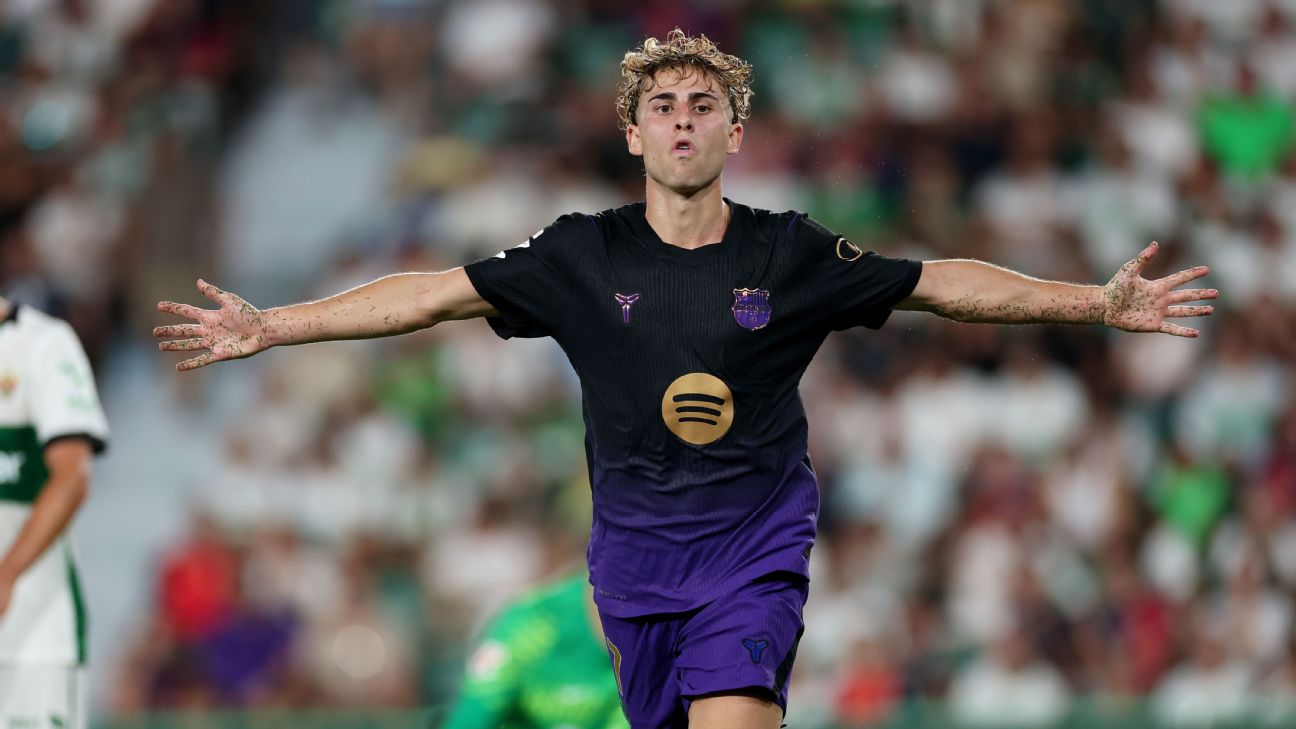 Raphinha กับ Fermín López ยิงคนละสอง พา Barcelona บุกชนะ Elche 5-0 รูปประกอบข่าวฟุตบอล