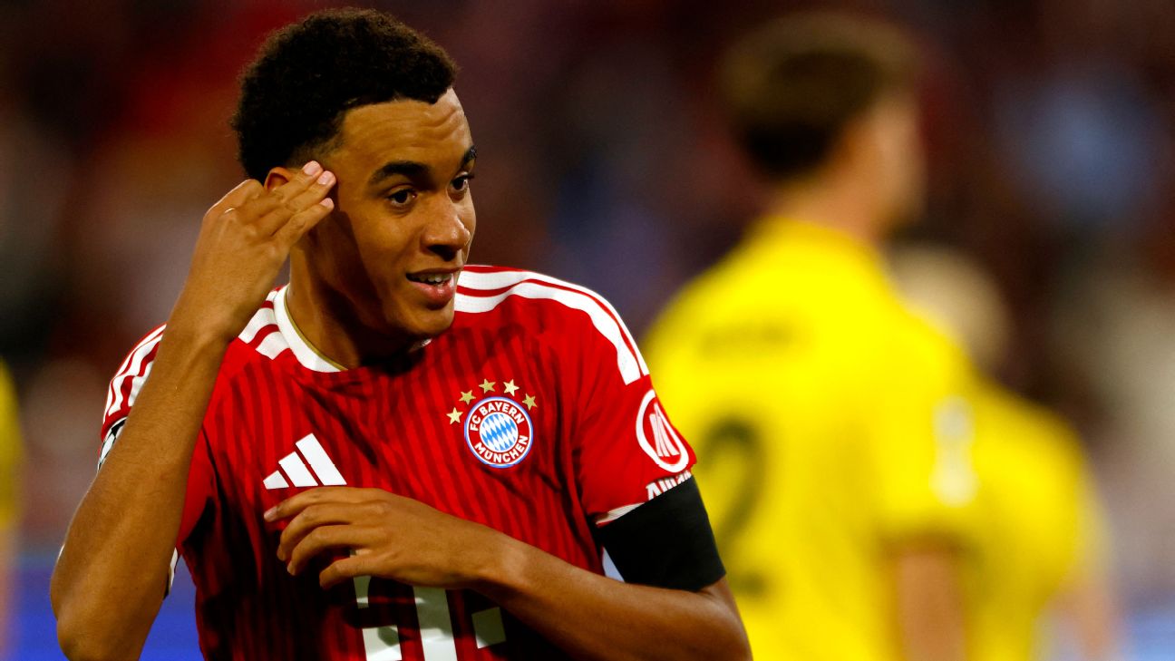 Jamal Musiala ฉลองประตูแรกของฤดูกาลในเกม Bayern Munich ชนะ Bodo/Glimt 5-0