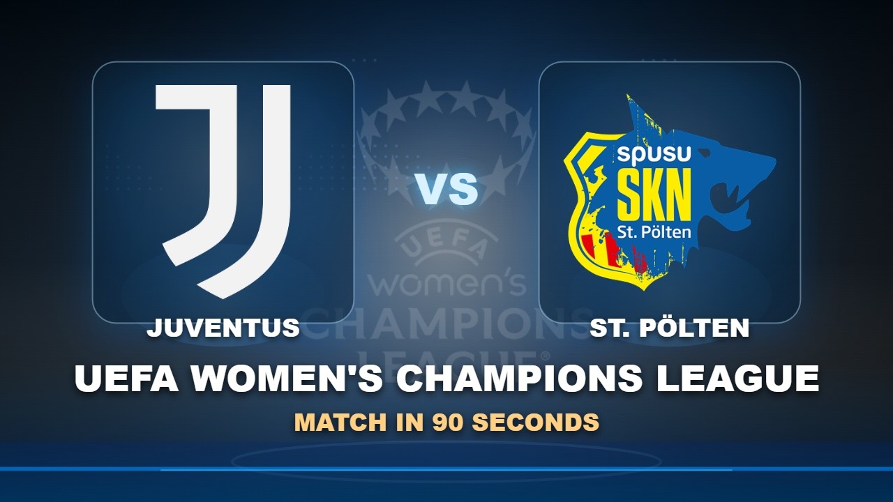Juventus vs St. Pölten ภาพวิดีโอไฮไลท์ฟุตบอล