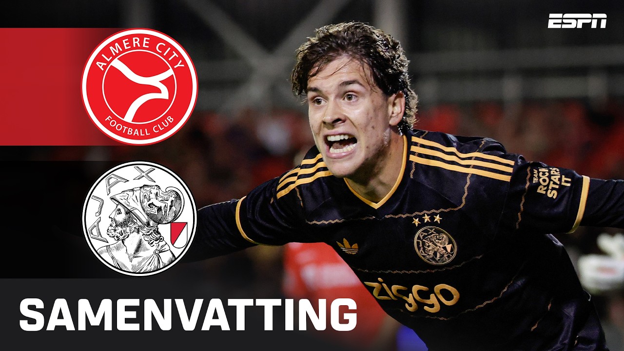 Almere City vs Jong Ajax วิดีโอฟุตบอล