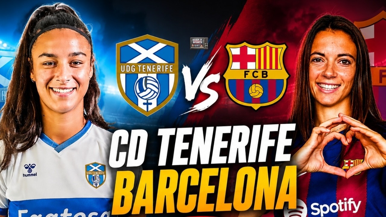 LIVE CD TENERIFE VS BARCELONA FEMENINO #LigaFWomen #fcbarcelonafemenino #TenerifeBarca#Barca ภาพถ่ายทอดสดฟุตบอล