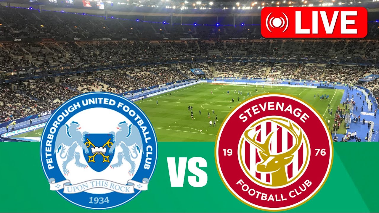Peterborough United vs Stevenage ภาพถ่ายทอดสดฟุตบอล