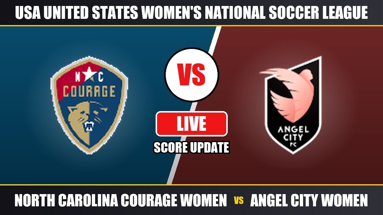 North Carolina Courage Women vs Angel City Women Live Score ภาพถ่ายทอดสดฟุตบอล