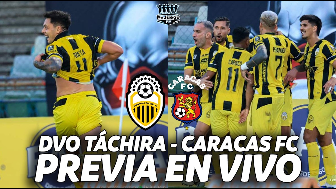 DEPORTIVO TÁCHIRA - CARACAS FC LIVE PRE-GAME SHOW | ALEX WOISKI PRESENTATION 🚨😱 ภาพถ่ายทอดสดฟุตบอล