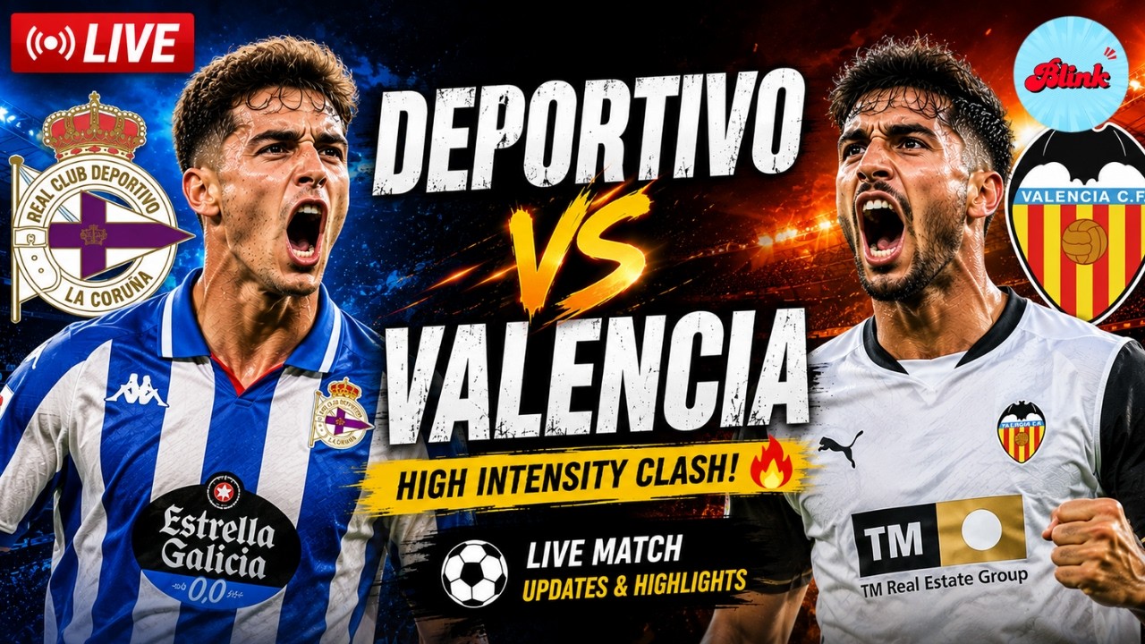 Deportivo vs Valencia ภาพถ่ายทอดสดฟุตบอล