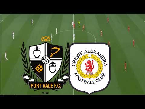 Port Vale vs Crewe Alexandra ภาพถ่ายทอดสดฟุตบอล
