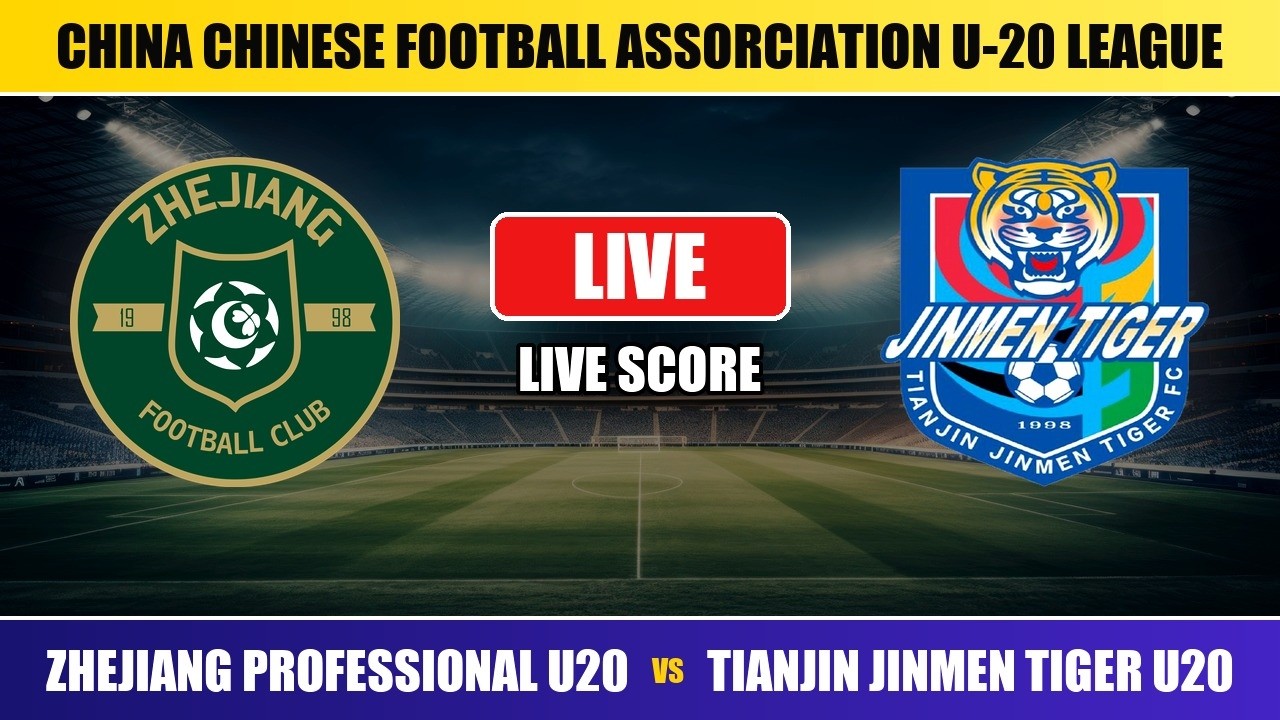 Tianjin Jinmen Tiger vs Zhejiang Professional FC ภาพถ่ายทอดสดฟุตบอล