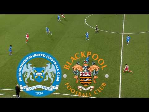 Blackpool vs Peterborough United ภาพถ่ายทอดสดฟุตบอล