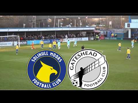 Gateshead vs Solihull Moors ภาพถ่ายทอดสดฟุตบอล