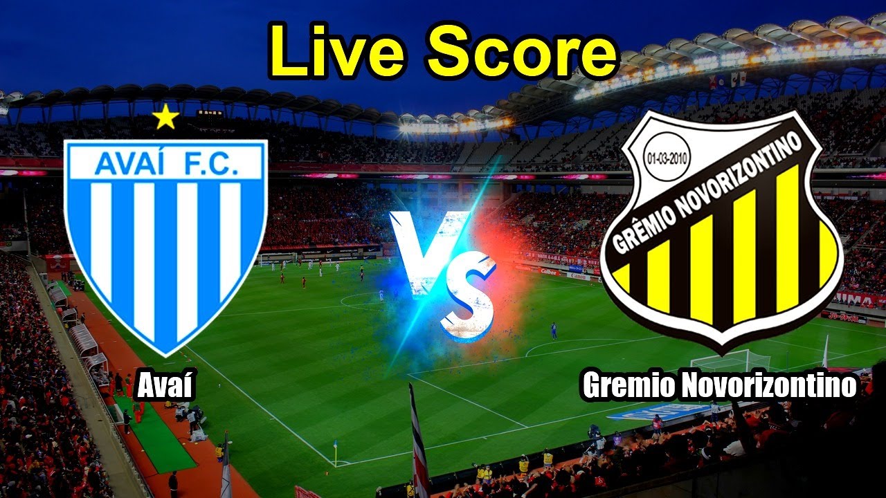 Avaí vs Gremio Novorizontino Live Score - Brazilian Serie B ภาพถ่ายทอดสดฟุตบอล