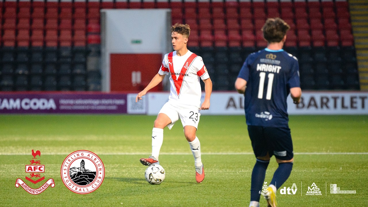 Airdrieonians vs Stirling Albion วิดีโอฟุตบอล