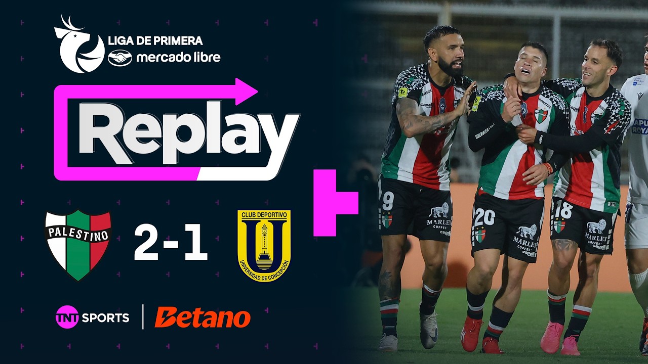 Palestino vs Universidad de Concepción ภาพวิดีโอไฮไลท์ฟุตบอล