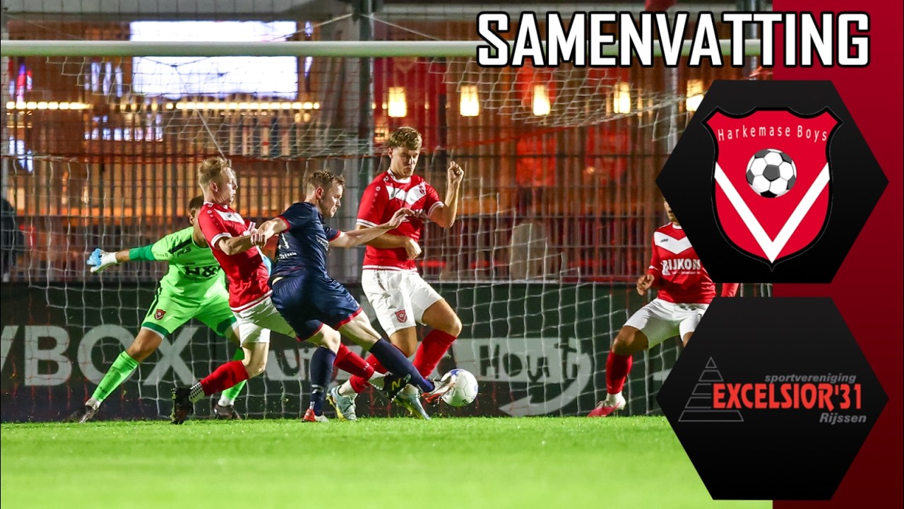 Harkemase Boys vs Excelsior '31 วิดีโอฟุตบอล