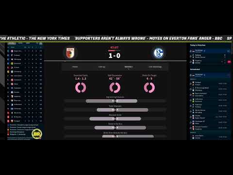 FC Augsburg vs Schalke 04 ภาพถ่ายทอดสดฟุตบอล