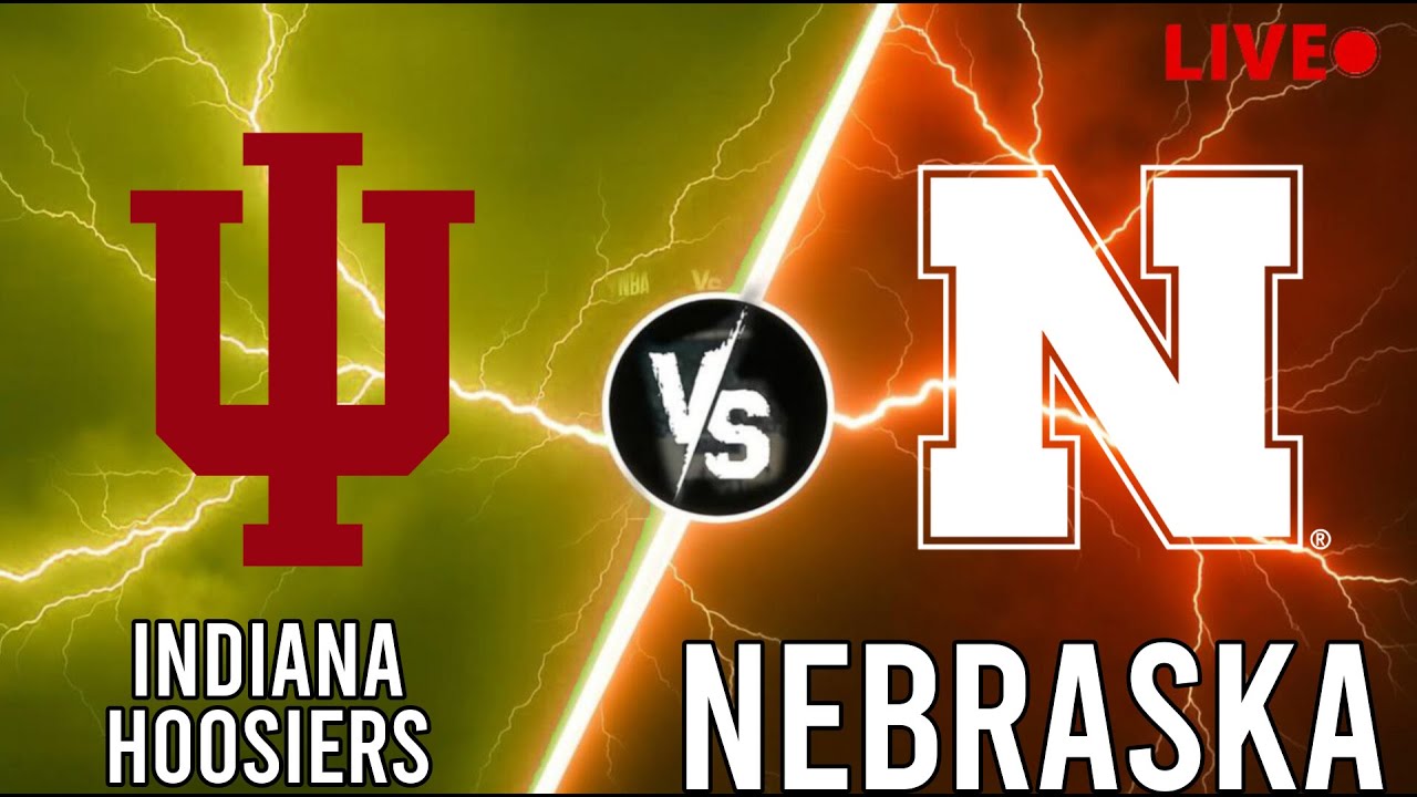 Nebraska vs Indiana ภาพถ่ายทอดสดฟุตบอล
