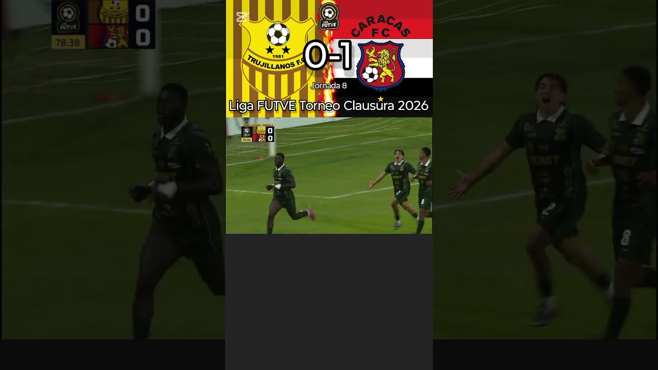 Trujillanos vs Caracas FC ภาพวิดีโอไฮไลท์ฟุตบอล
